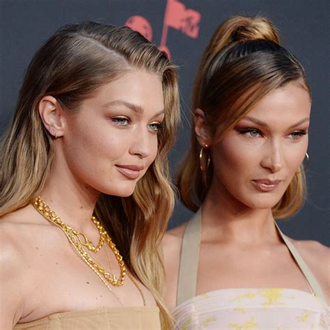 Gigi and Bella Hadid pose completely nude for Versace